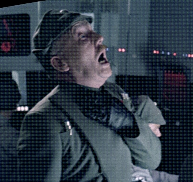 Admiral Kendal Ozzel is force choked by Darth Vader