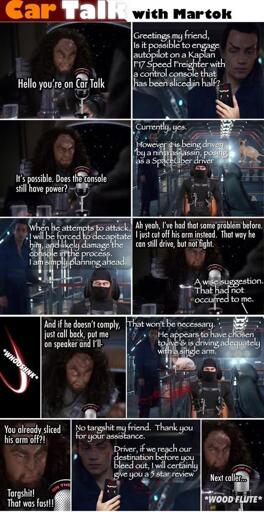 [Car Talk with Martok] Planning Ahead