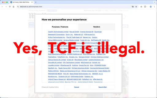 EU ruling: tracking-based advertising by Google, Microsoft, Amazon, X, across Europe has no legal basis